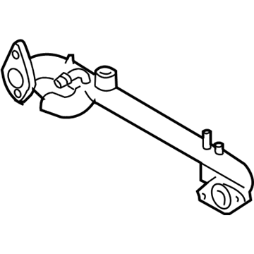 Audi S6 Water Hose - 077-121-071-BD