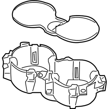 Audi Q7 Cup Holder - 4L0-862-533-6PS