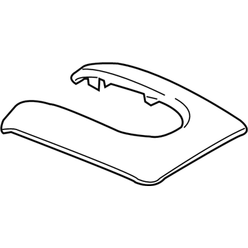 Audi 4L0-864-245-A-38M Armrest Cover 4L0-864-245-A-38M Audi Armrest Cover Illustration 1 of 1