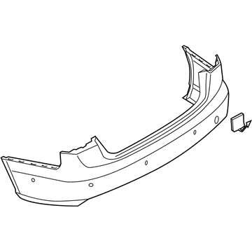 Audi A6 Bumper Cover - 4G5-807-067-D-GRU