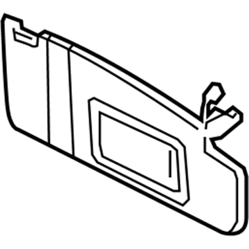 Audi A4 Sun Visor - 8K0-857-551-L-8S0