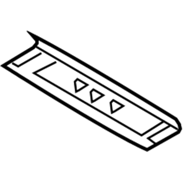 Audi 8K9-867-839-V39 Rear Header Trim 8K9-867-839-V39 Audi Rear Header Trim Illustration 1 of 1