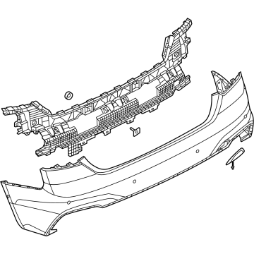 Audi RS5 Sportback Bumper Cover - 8W6-807-067-AJ-GRU