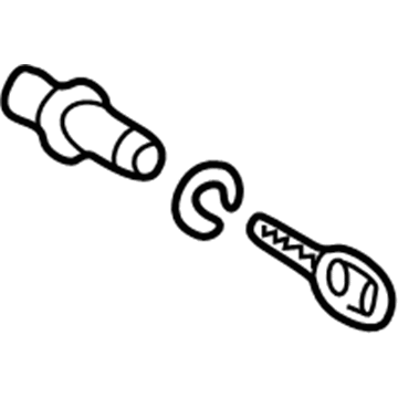 Audi Trunk Lock Cylinder - 8L0-862-055-A