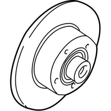 Audi S4 Brake Rotor - 8D0-615-601-B