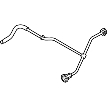 Audi A4 allroad Water Hose - 8K0-121-081-BK