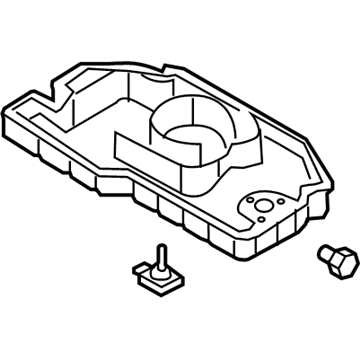 Audi 07C-103-800-AN Lower Oil Pan 07C-103-800-AN Audi Lower Oil Pan Illustration 1 of 1