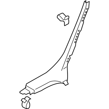 Audi 4F0-867-767-A-4PK Lower Quarter Trim Audi 4F0-867-767-A-4PK Lower Quarter Trim