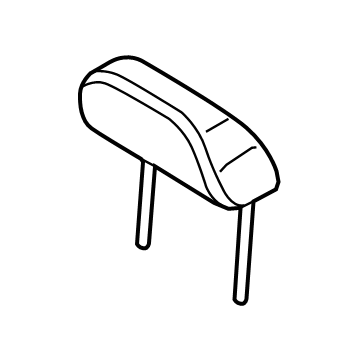 Audi 4M0-883-901-N-C0C HEAD RESTR 4M0-883-901-N-C0C Audi HEAD RESTR Illustration 1 of 1