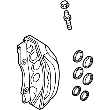 Audi Q8 Brake Caliper Repair Kit - 4M0-615-108-BS