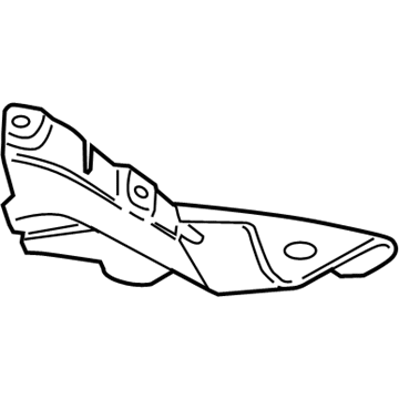 Audi Radius Heat Shield - 8E0-422-704-B