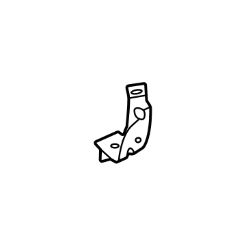 Audi 4N1-971-845 Rear A/C Line Bracket Audi 4N1-971-845 Rear A/C Line Bracket
