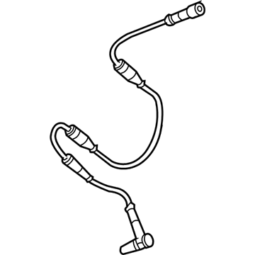 Audi ABS Sensor - 4B0-927-803-C