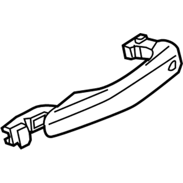 Audi Q5 Exterior Door Handle - 8R0-837-207-GRU