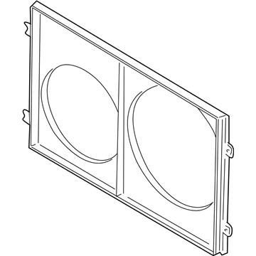 Audi Fan Shroud - 1J0-121-207-L-B41
