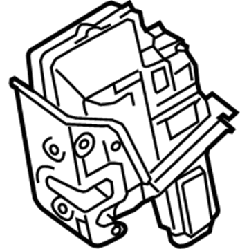Audi A6 Door Latch Assembly - 4F0-839-015-C