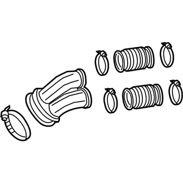 Audi 4H0-129-616-P Intake Pipe