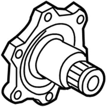 Audi 0B6-409-356-B Stub Shaft