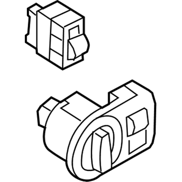 Audi R8 Headlight Switch - 8P1-941-531-EH-5PR