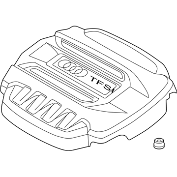 Audi TT Quattro Engine Cover - 06K-103-925-BT