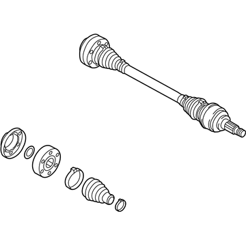 Audi 420-501-203-AX Axle Assembly Audi 420-501-203-AX Axle Assembly
