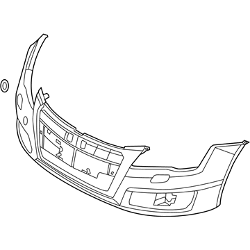 Audi A7 Quattro Bumper Cover - 4G8-807-065-AC-GRU
