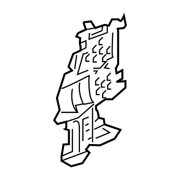Audi 4N0-145-334-S Air Duct 4N0-145-334-S Audi Air Duct Illustration 1 of 1