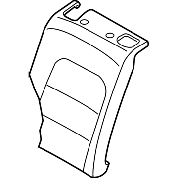 Audi 8K0-885-806-G-IMZ Seat Back Cover Audi 8K0-885-806-G-IMZ Seat Back Cover