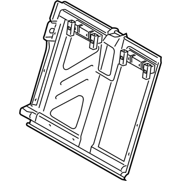 Audi 8K9-885-502-K-87A Seat Back Frame Audi 8K9-885-502-K-87A Seat Back Frame