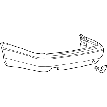 Audi A8 Bumper Cover - 4D0-807-305-B-GRU