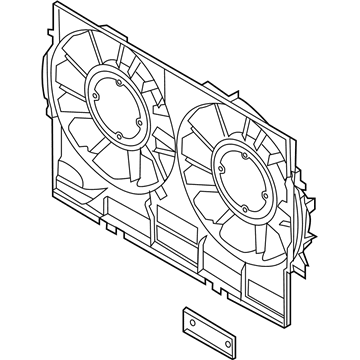 Audi A6 Quattro Fan Shroud - 4H0-121-207-B