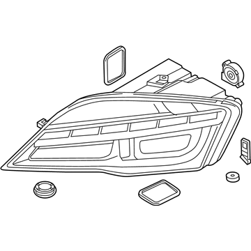 Audi 420-941-029-AC Headlamp Assembly