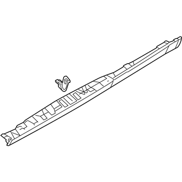 Audi 420-853-855-B-GRU Rocker Molding Audi 420-853-855-B-GRU Rocker Molding