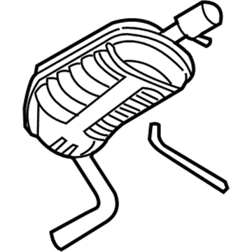 Audi A4 Exhaust Resonator - 8E0-253-609-JS