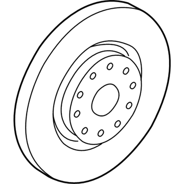 Audi Brake Rotor - 5Q0-615-301-F