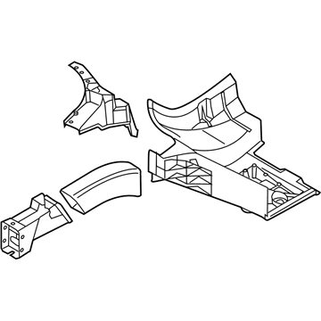 Audi S8 Frame Rail - 4H0-802-106-TA