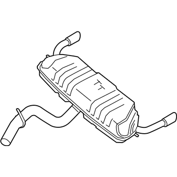 Audi TTS Quattro Exhaust Pipe - 8S0-253-609-B