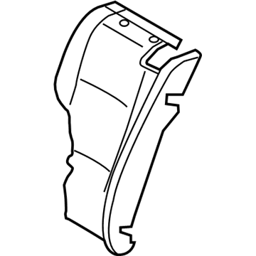 8K0-885-805-G-UQT Audi Seat Back Cover Illustration 1 of 1