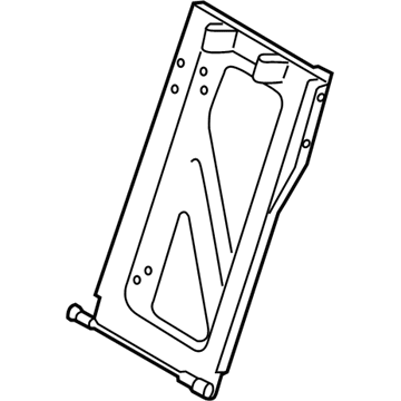 8K9-885-501-A-7PM Audi Seat Back Frame Illustration 1 of 1