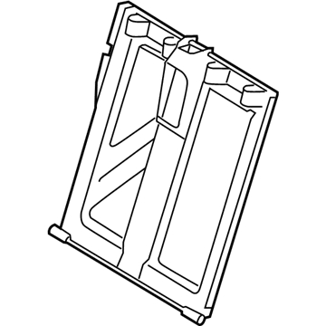 8K9-885-502-B-7PM Audi Seat Back Frame Illustration 1 of 1