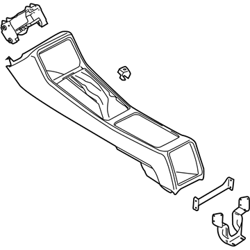 Audi S8 Center Console Base - 4E0-863-241-D-N29