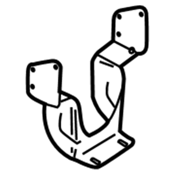 Audi 4E0-863-973-A Console Base Rear Bracket Audi 4E0-863-973-A Console Base Rear Bracket