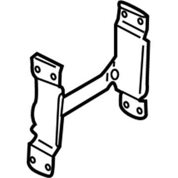 Audi 4E0-863-345-D Console Base Center Bracket Audi 4E0-863-345-D Console Base Center Bracket