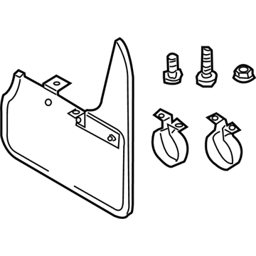 Audi 4L0-075-101 Mud Guard Audi 4L0-075-101 Mud Guard