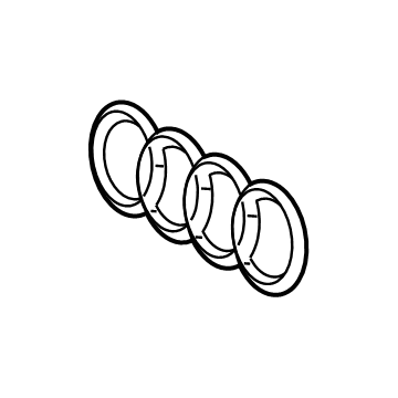 Audi Q3 Emblem - 4H0-853-605-B-T94