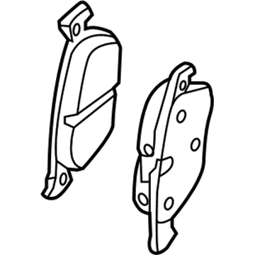 Audi Brake Pads - 5Q0-698-451-AK