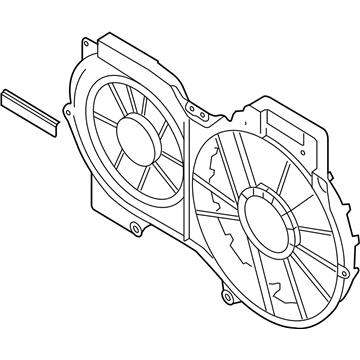 Audi A4 Quattro Fan Shroud - 8E0-121-207-J