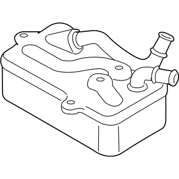 Audi S8 Transmission Oil Cooler - 09E-409-061