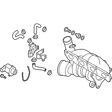 Audi TTS Quattro Exhaust Pipe - 06F-145-702-C