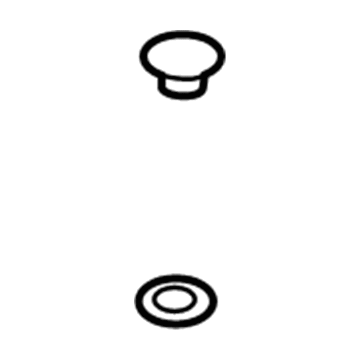 Audi 443-857-847-B-4PK Center Belt Assembly Button